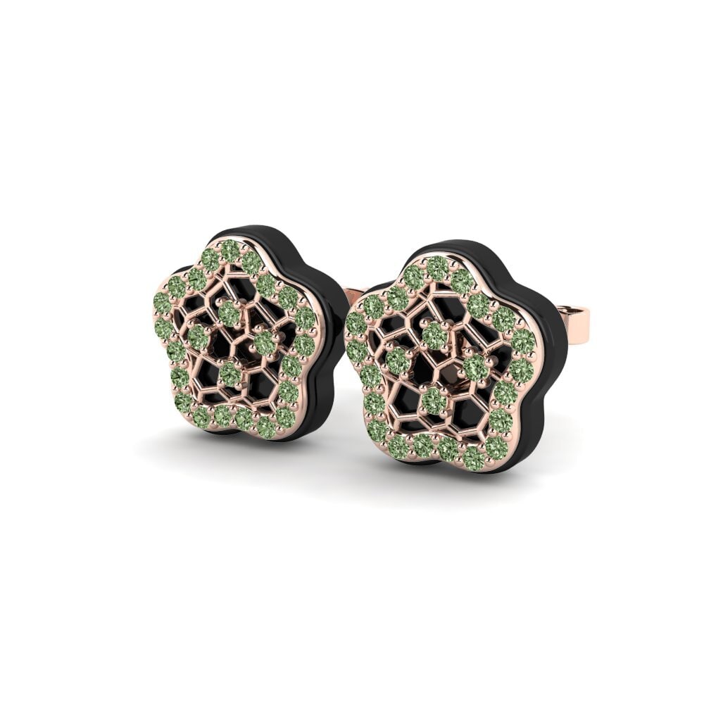 Diamante Verde Pendiente de mujer Lanita