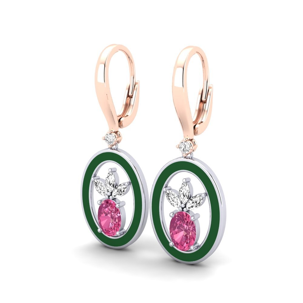 Pink Tourmaline Women's Earring Lapelosa