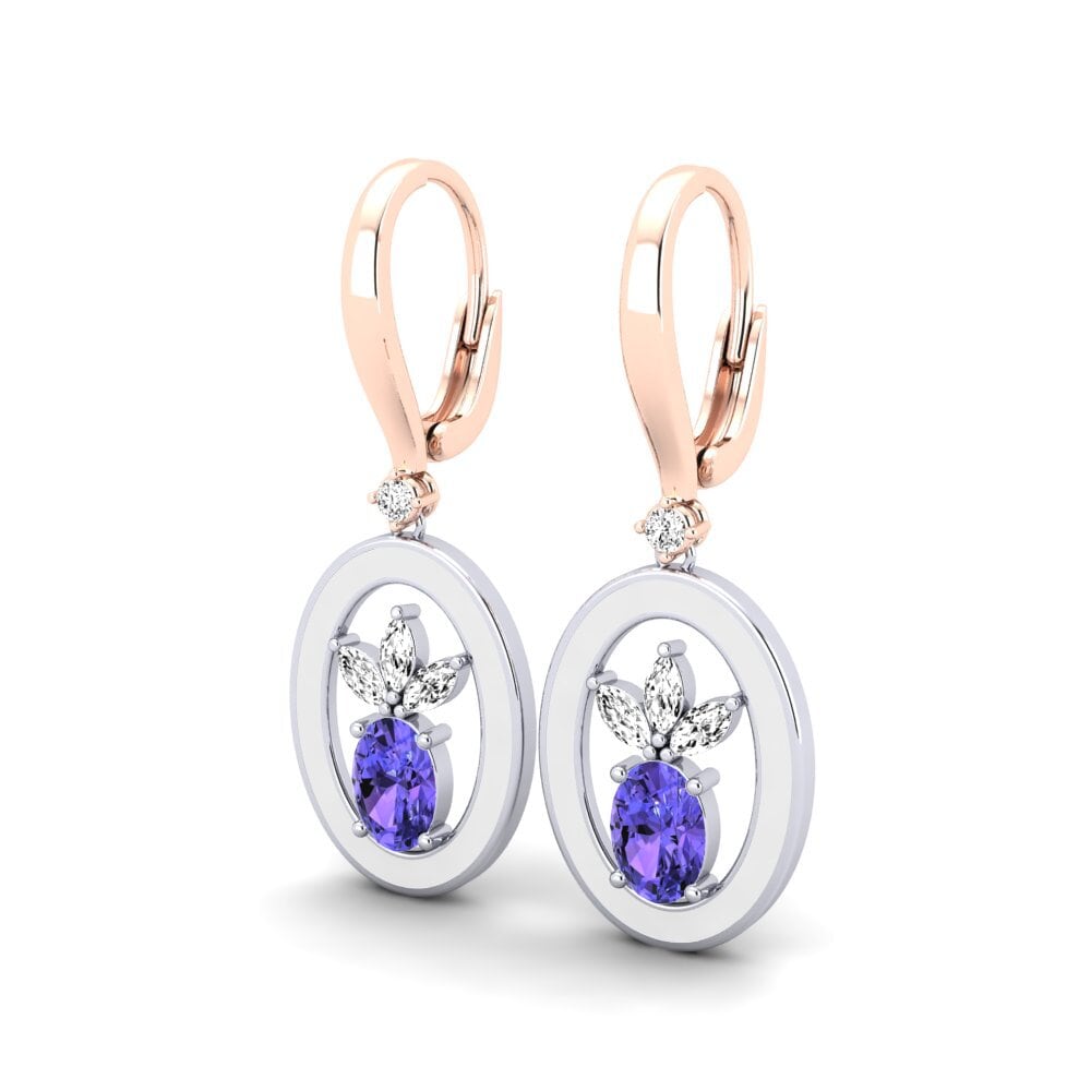 Tanzanite Orecchino da donna Lapelosa