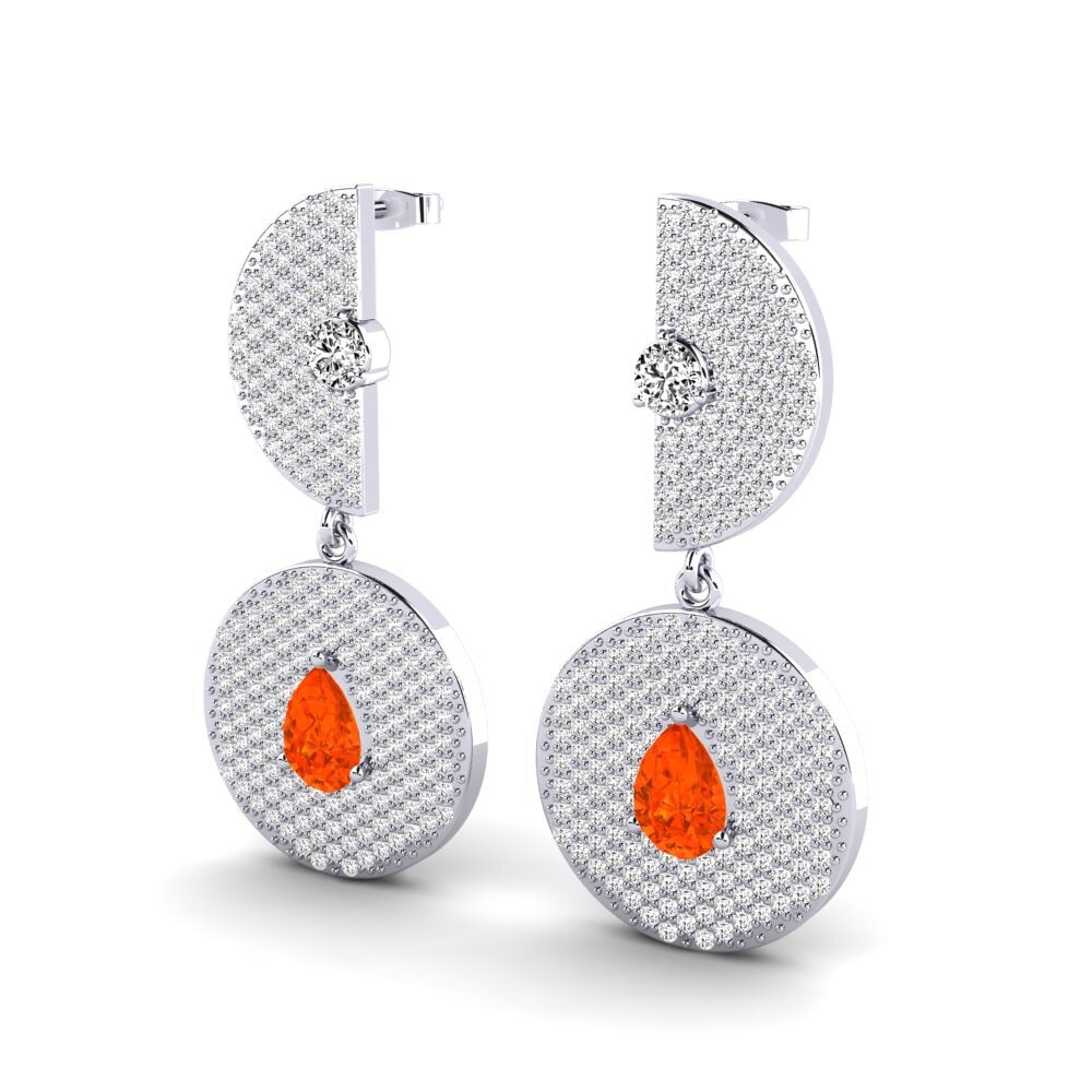 Fire-Opal Women's Earring Laree