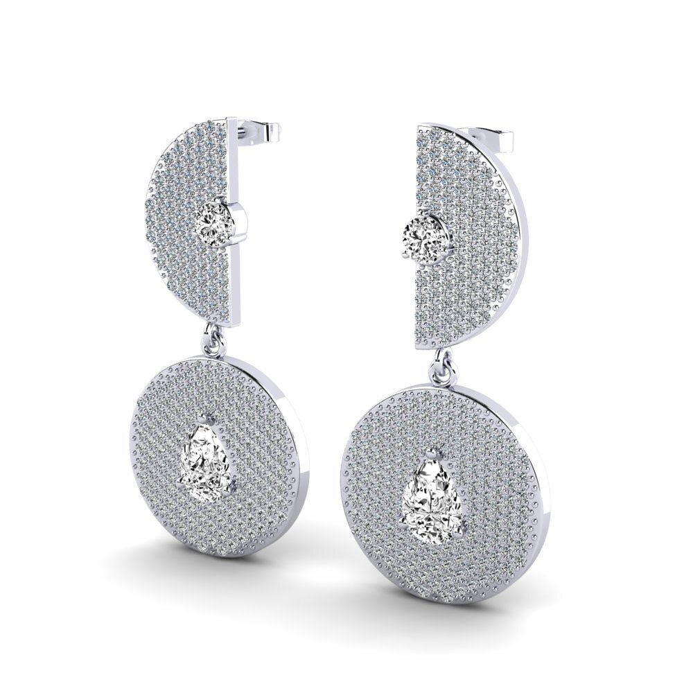 Pear Moissanite Women's Earring Laree