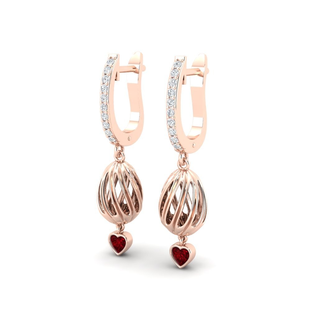 Ruby Women's Earring Larocco