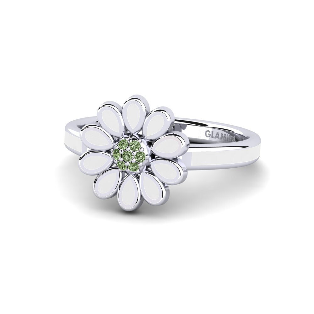 Grüner Diamant Ring Larry