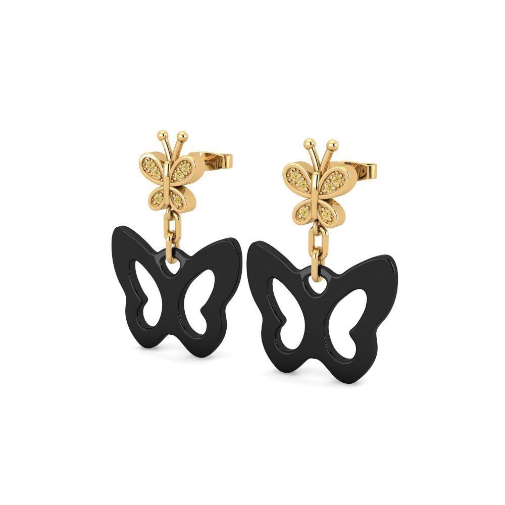 Yellow Diamond Women's Earring Larus