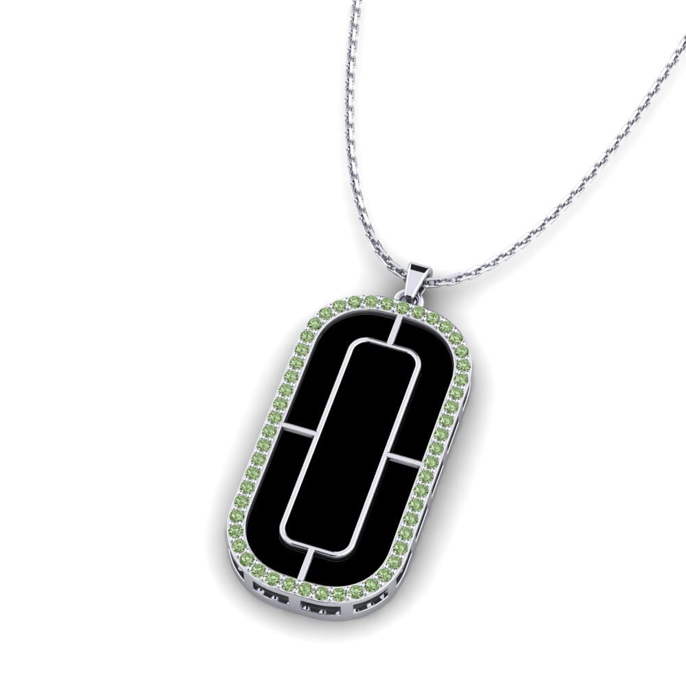 Diamante Verde Colgante de Mujer Lashua