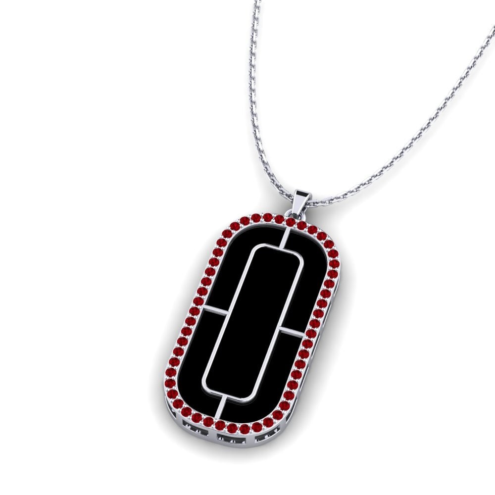 Circonita Roja Colgante de Mujer Lashua