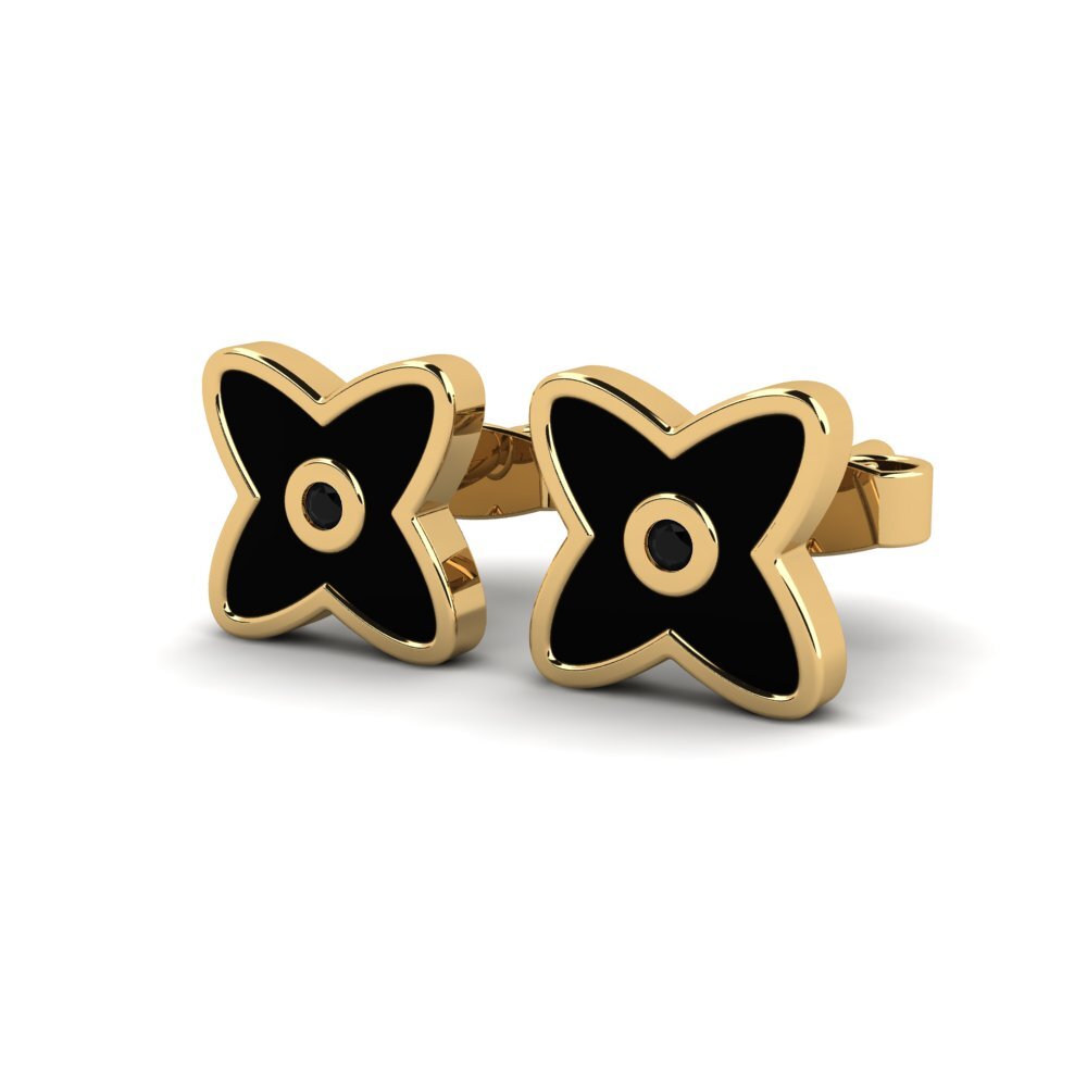 Black Sapphire Women's Earring Lasso