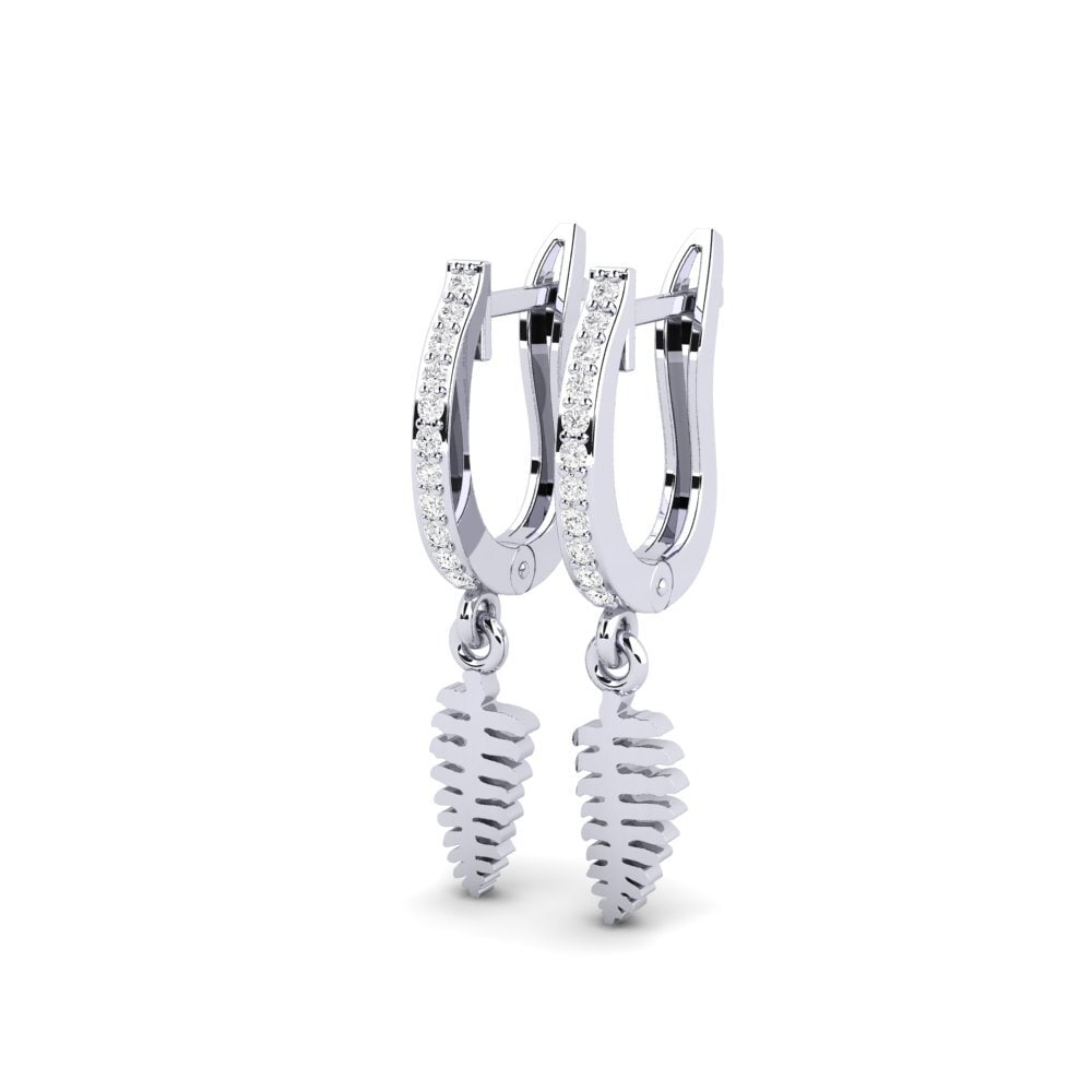 White Silver Women's Earring Laterza
