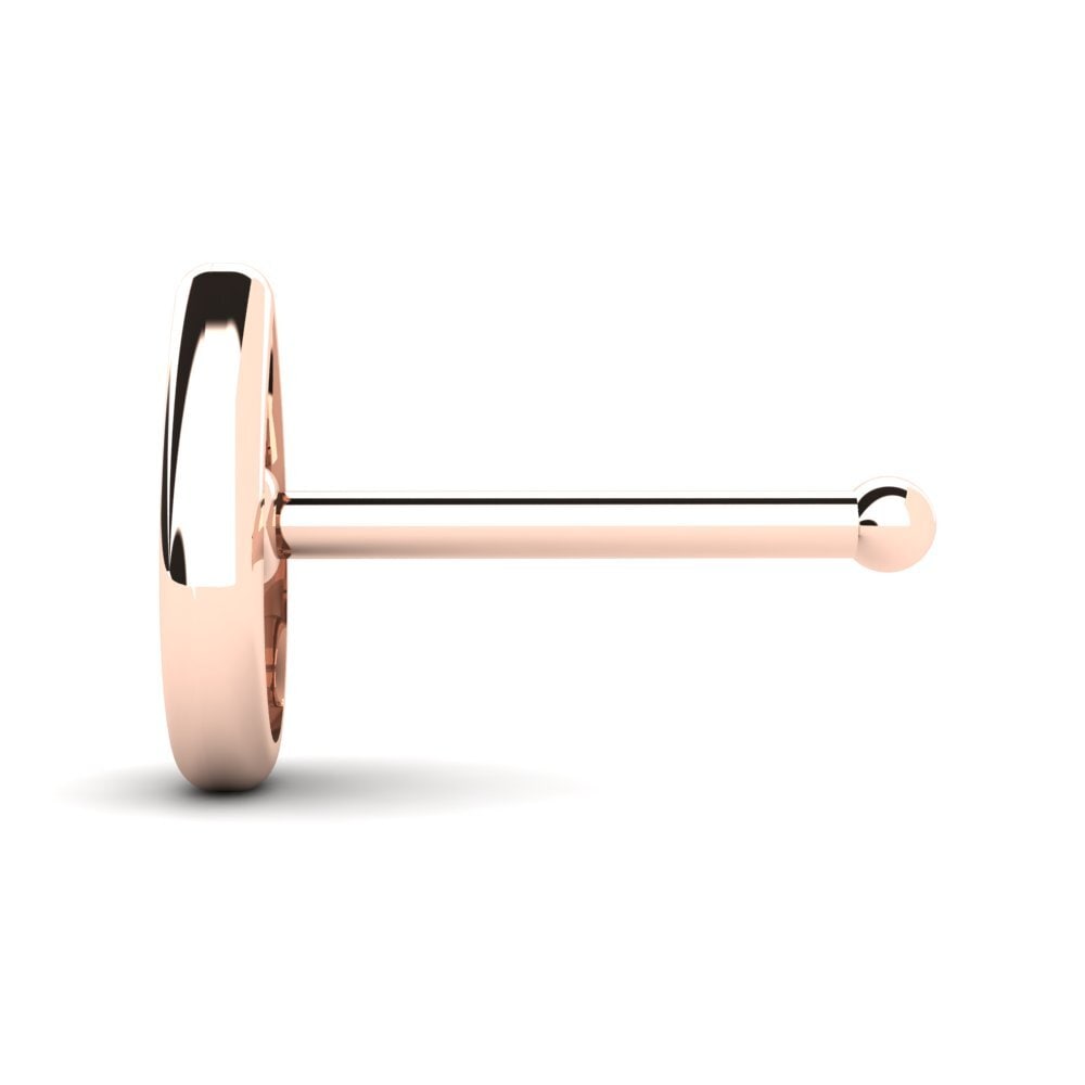 Achetez GLAMIRA Piercing Nez Latinus en Or rose 375 Diamant 0.015 ...