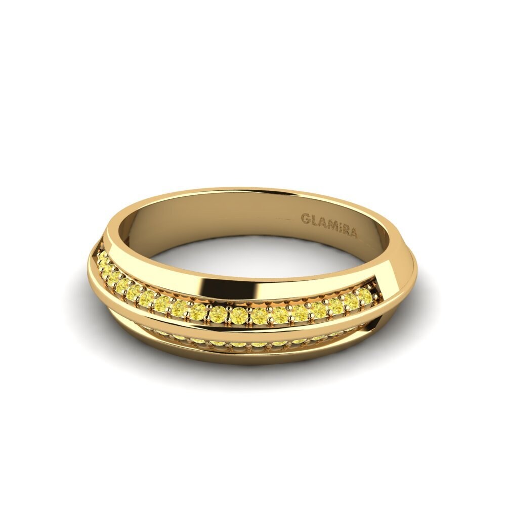 14ct Yellow Gold Yellow Sapphire Ring Laurine