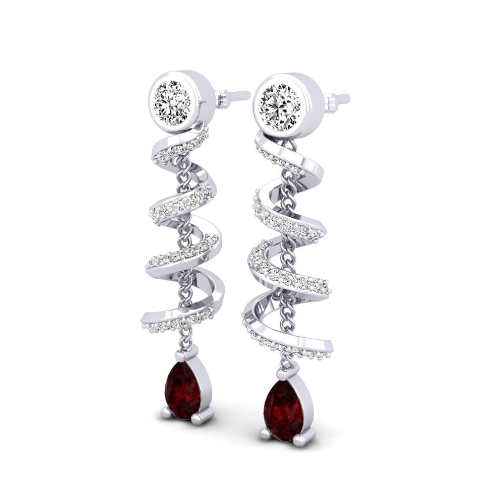 Garnet Women's Earring Lavian