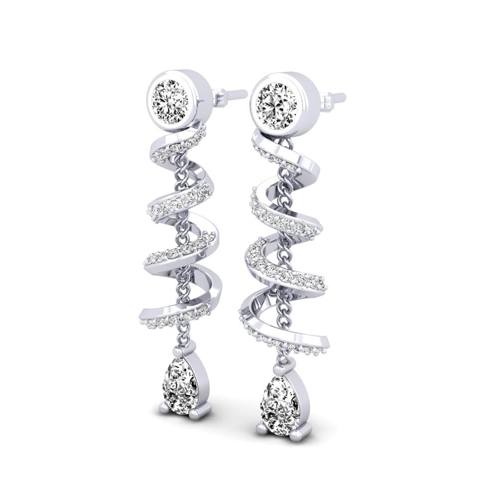 Pear Moissanite Women's Earring Lavian