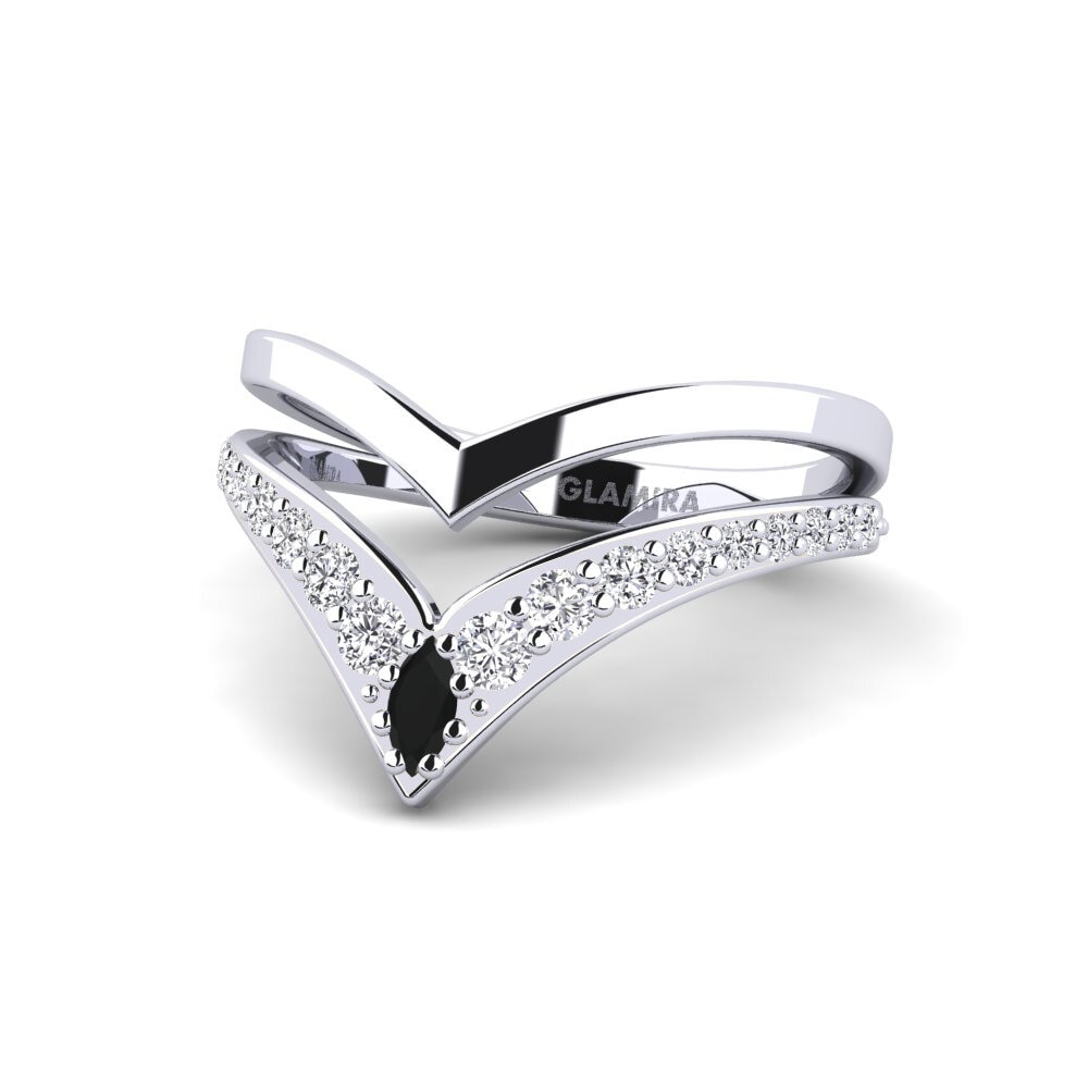 Zafiro negro Anillo Lavillerose