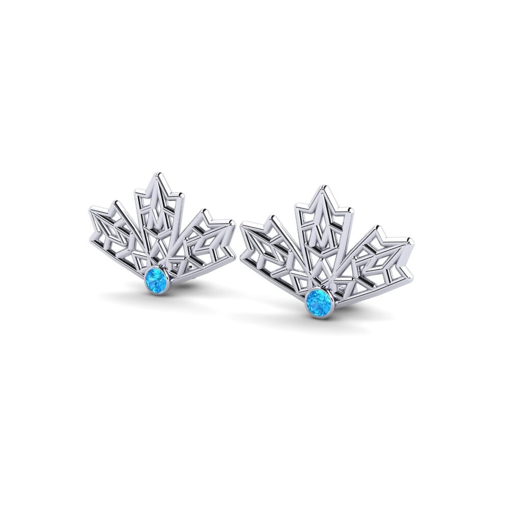Blauer Topas Damen ohrring Lavita