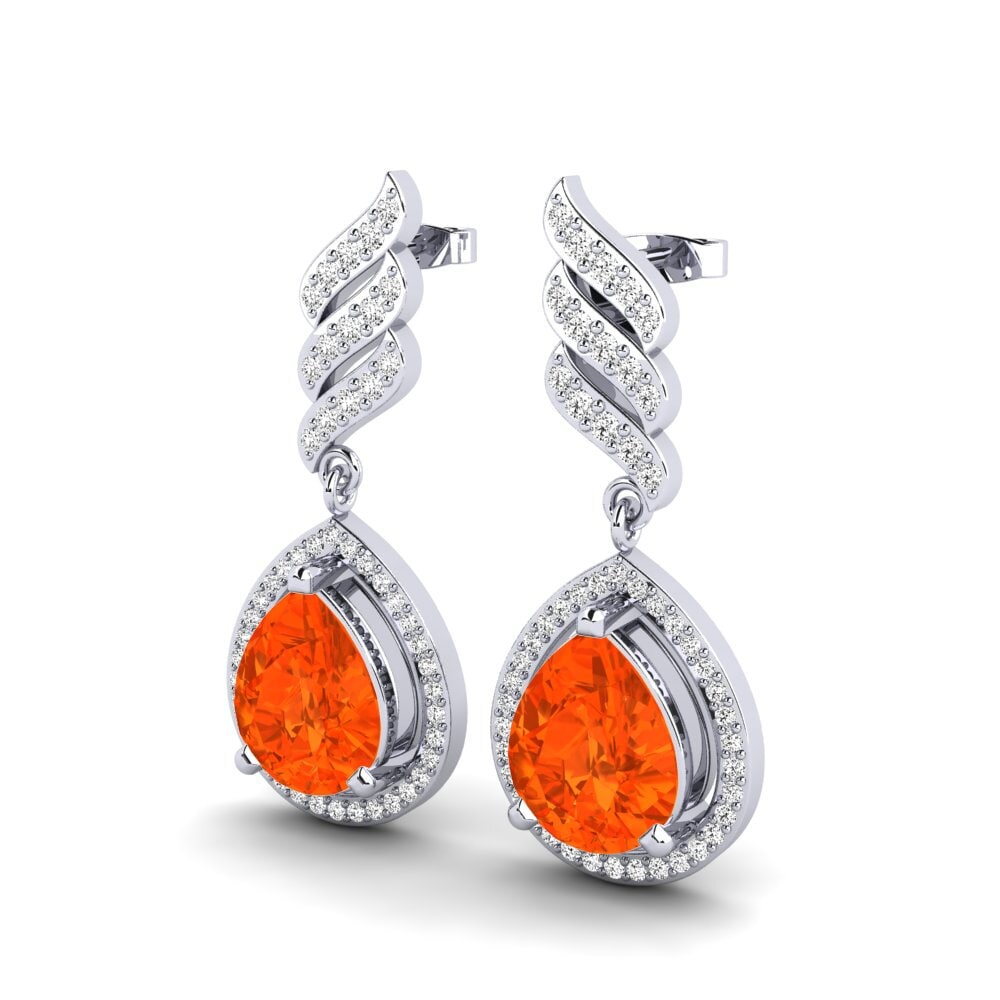 Fire-Opal Women's Earring Lavonna