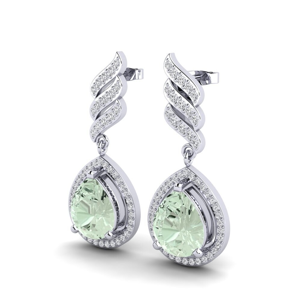 Green Amethyst Women's Earring Lavonna