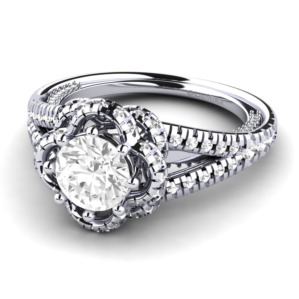 Zafiro blanco Anillo Alceste