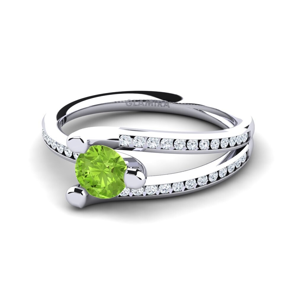 Peridot Engagement Ring Balbina