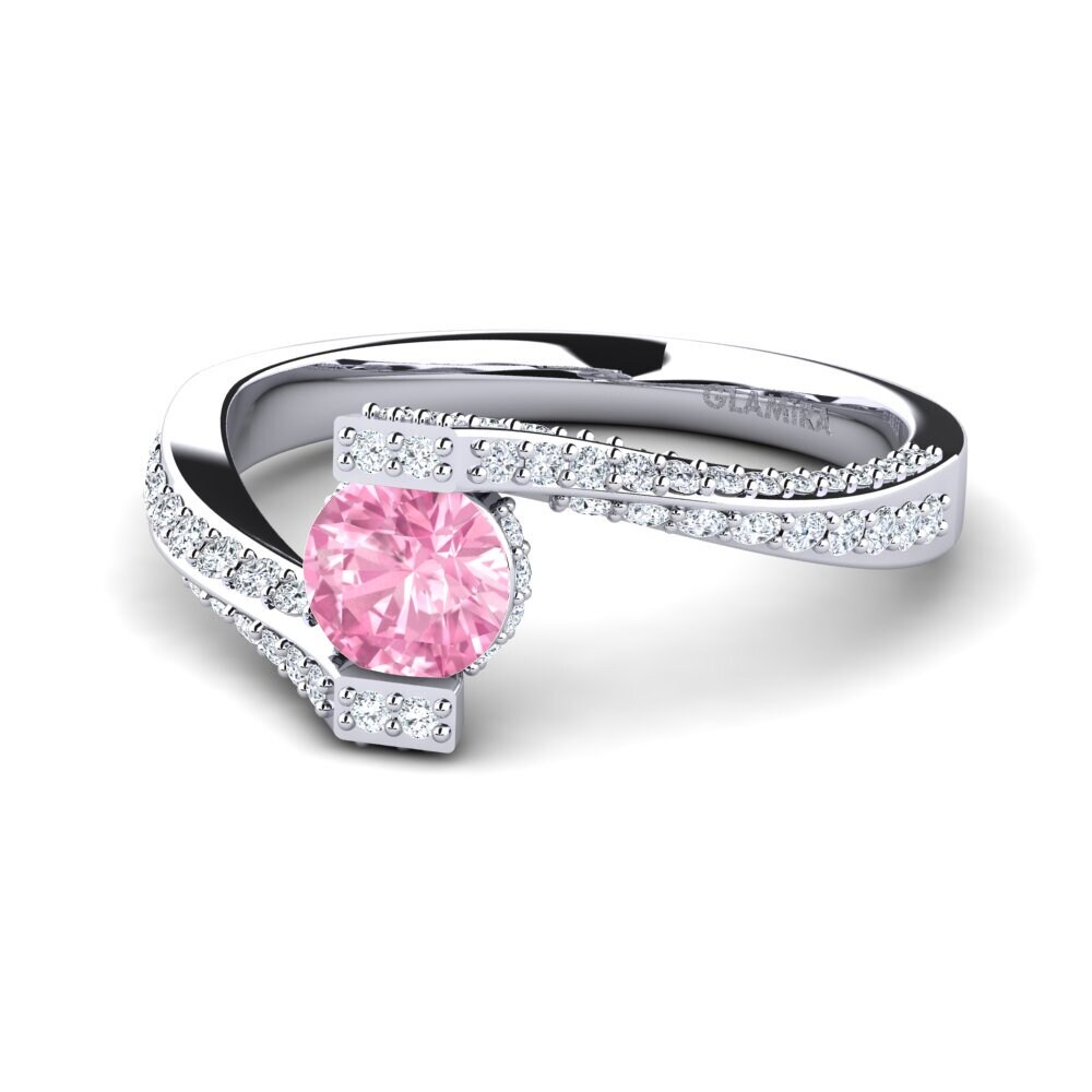 Zafiro Rosado Anillo de compromiso Brenda