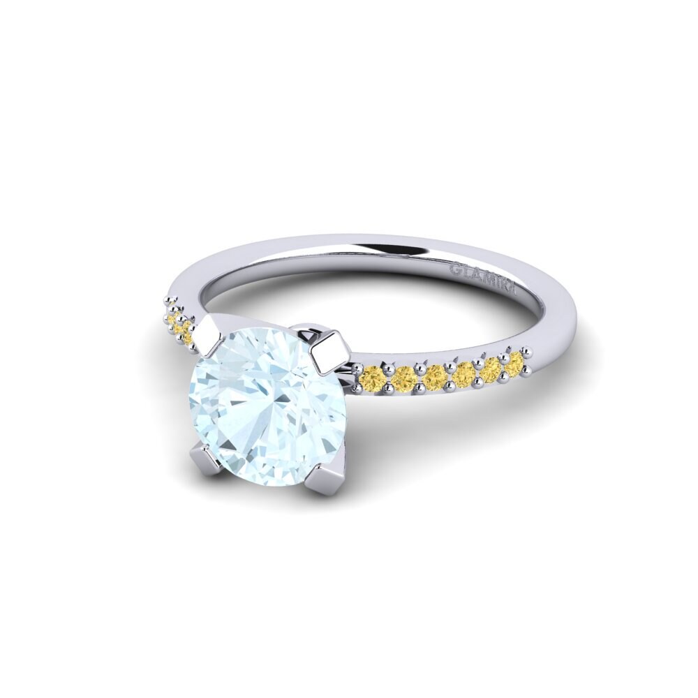Aquamarine Engagement Ring Cadence 1.6 crt