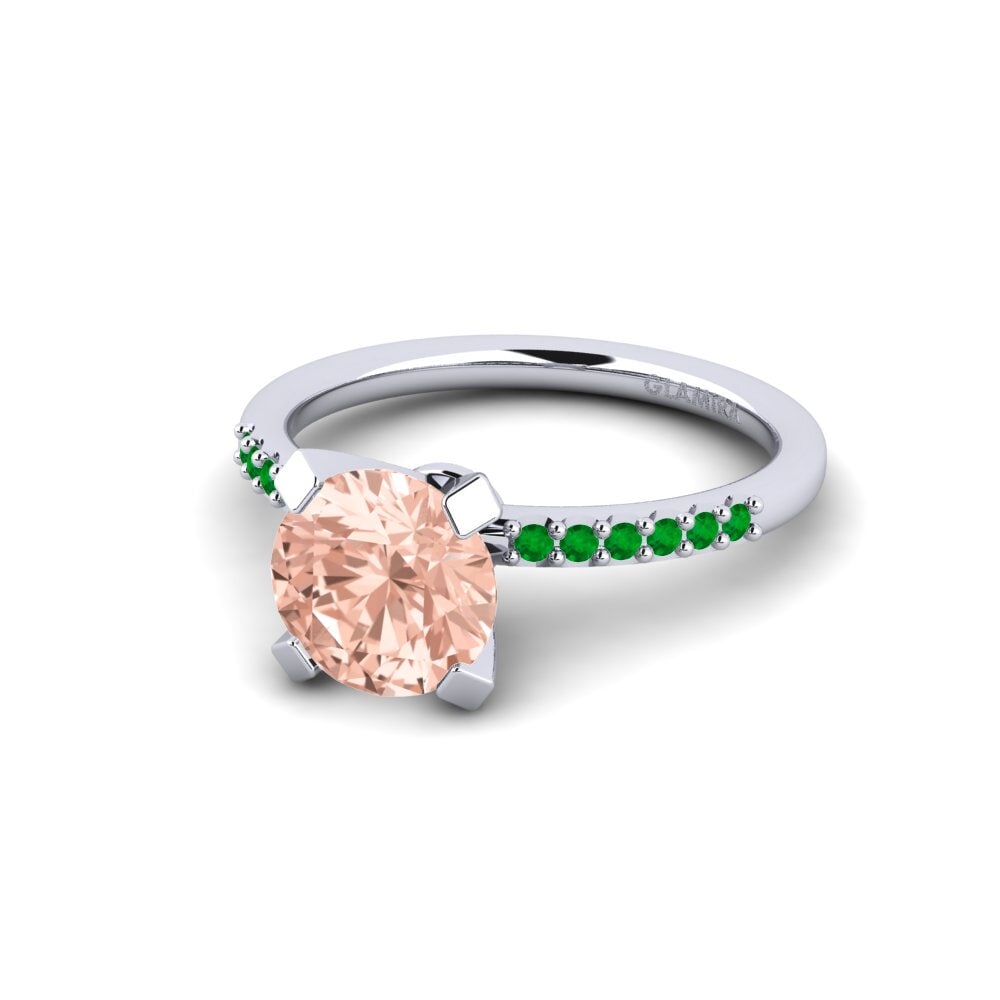 Morganite Engagement Ring Cadence 1.6 crt