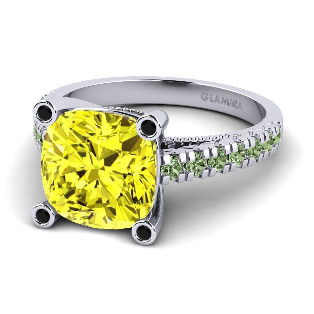 Bague de fiançailles Daphne Diamant Jaune