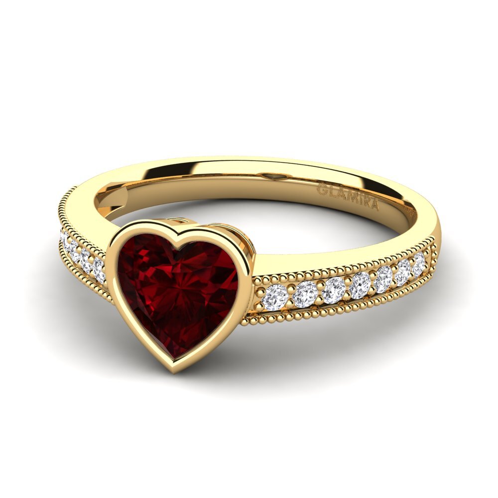 Garnet Engagement Ring Chole