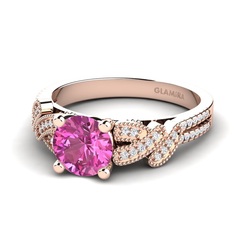 Topacio Rosa Anillo de compromiso Gunilla