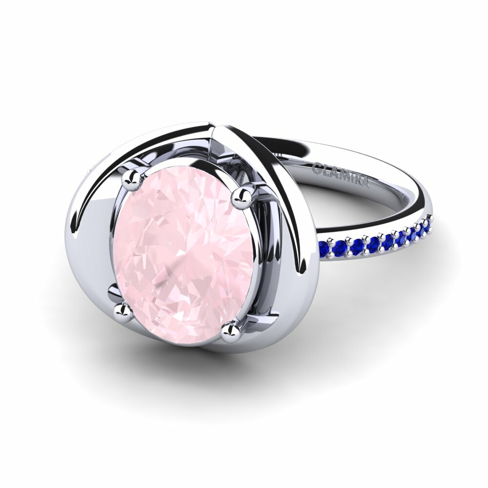 Anillo de compromiso Johila Cuarzo rosa