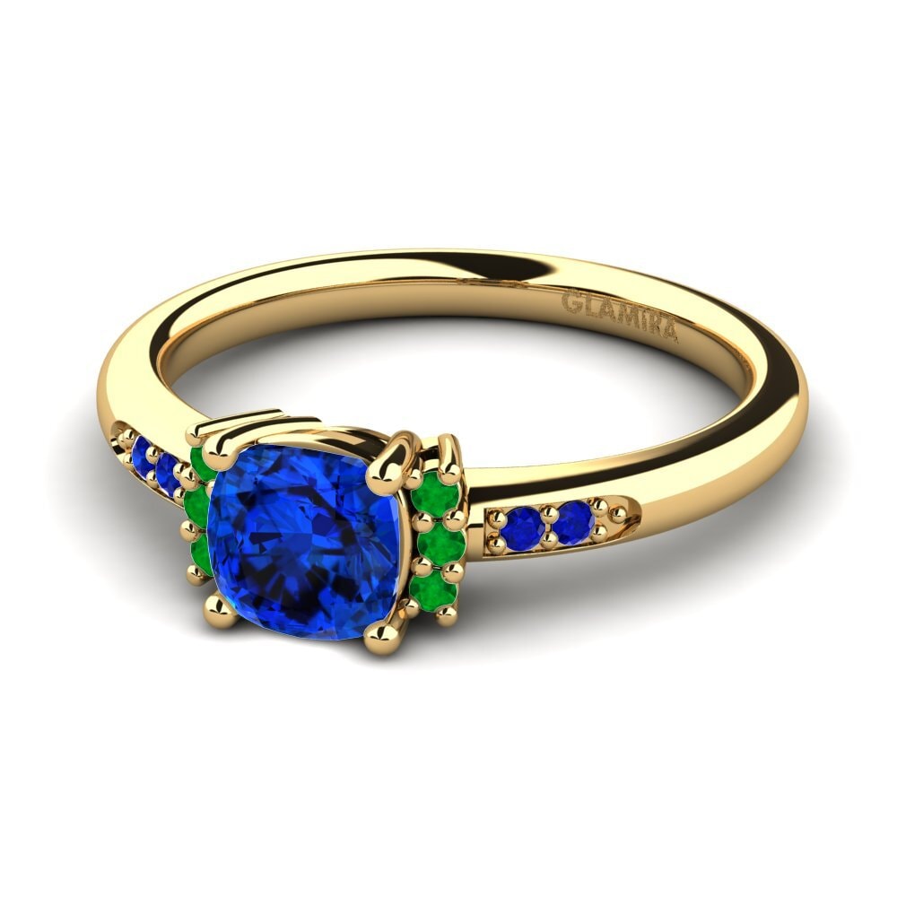 9k Yellow Gold Engagement Ring Lenny