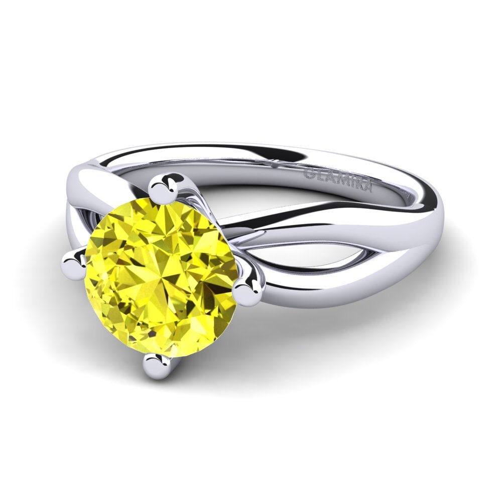 Yellow Diamond Engagement Ring Layla 2.0 crt