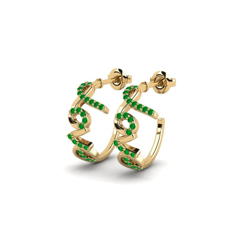 Emerald Women's Earring Leafte