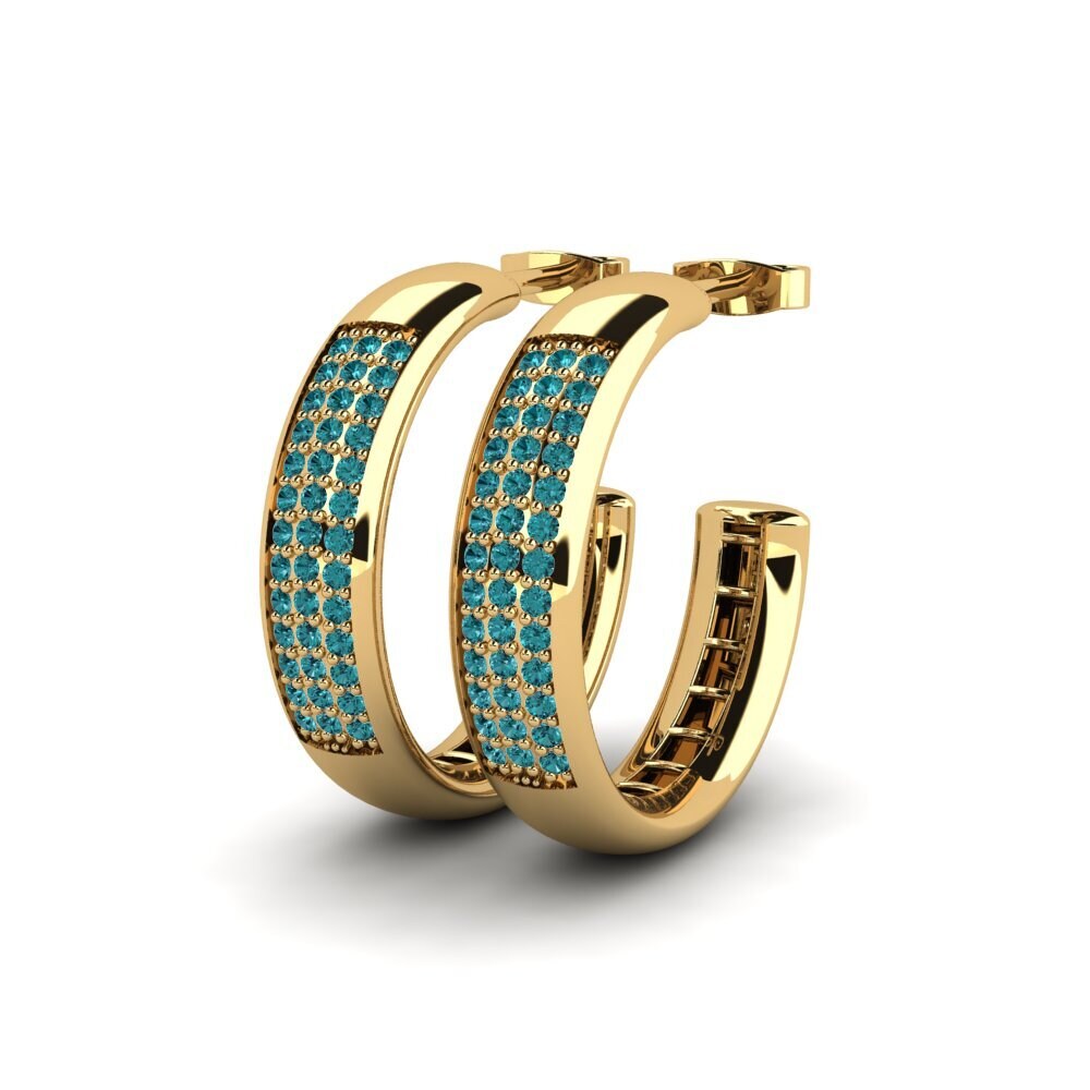Blue Diamond Women's Earring Leahy
