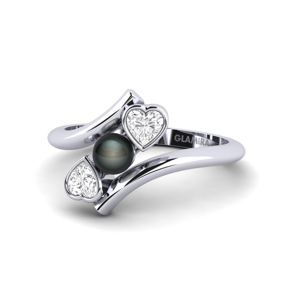 White sapphire Ring Lealfi