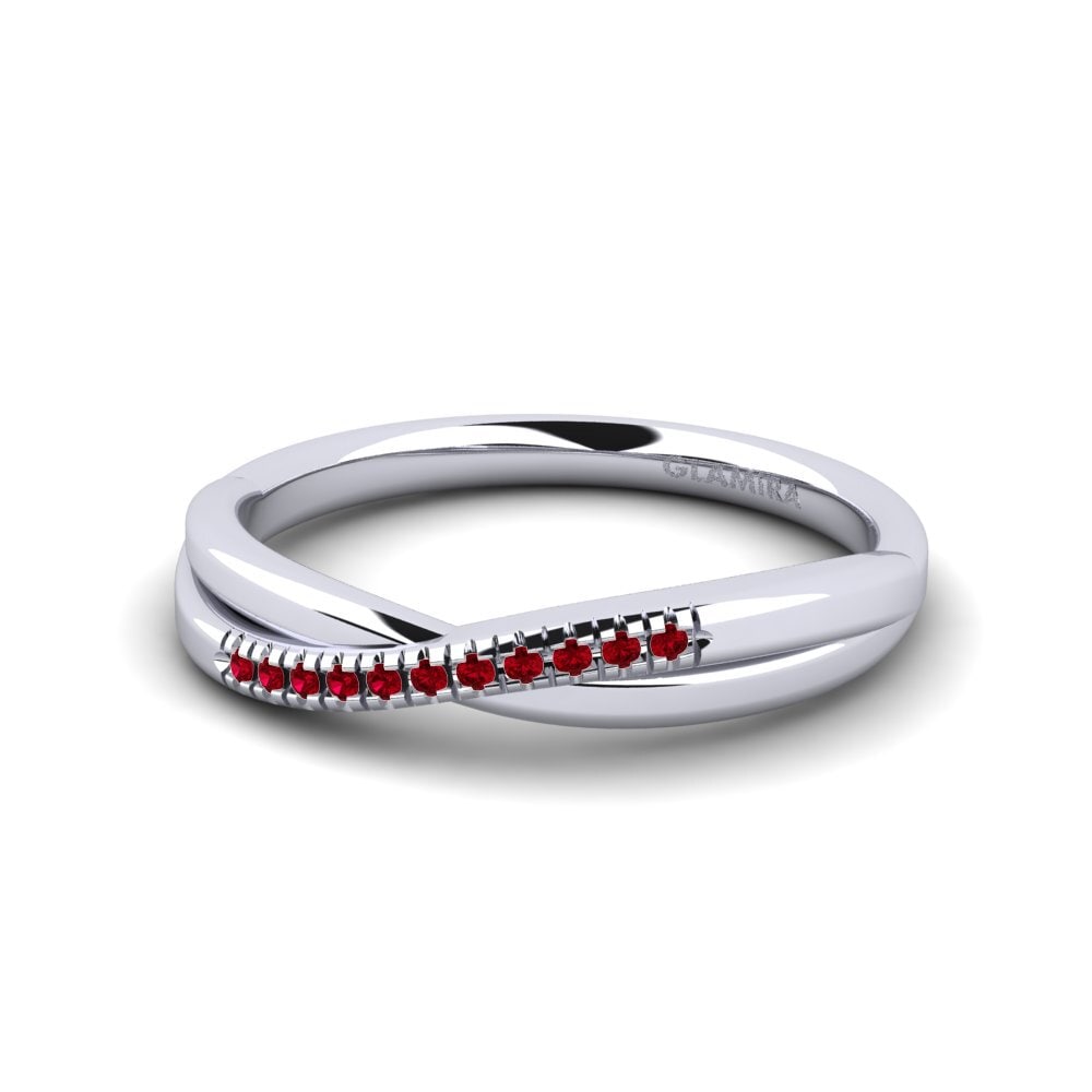 Circonita Roja Anillo Leanne