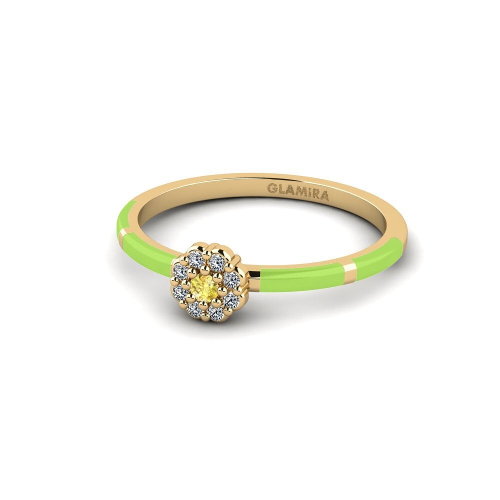 Zafiro amarillo Anillo Lebanon