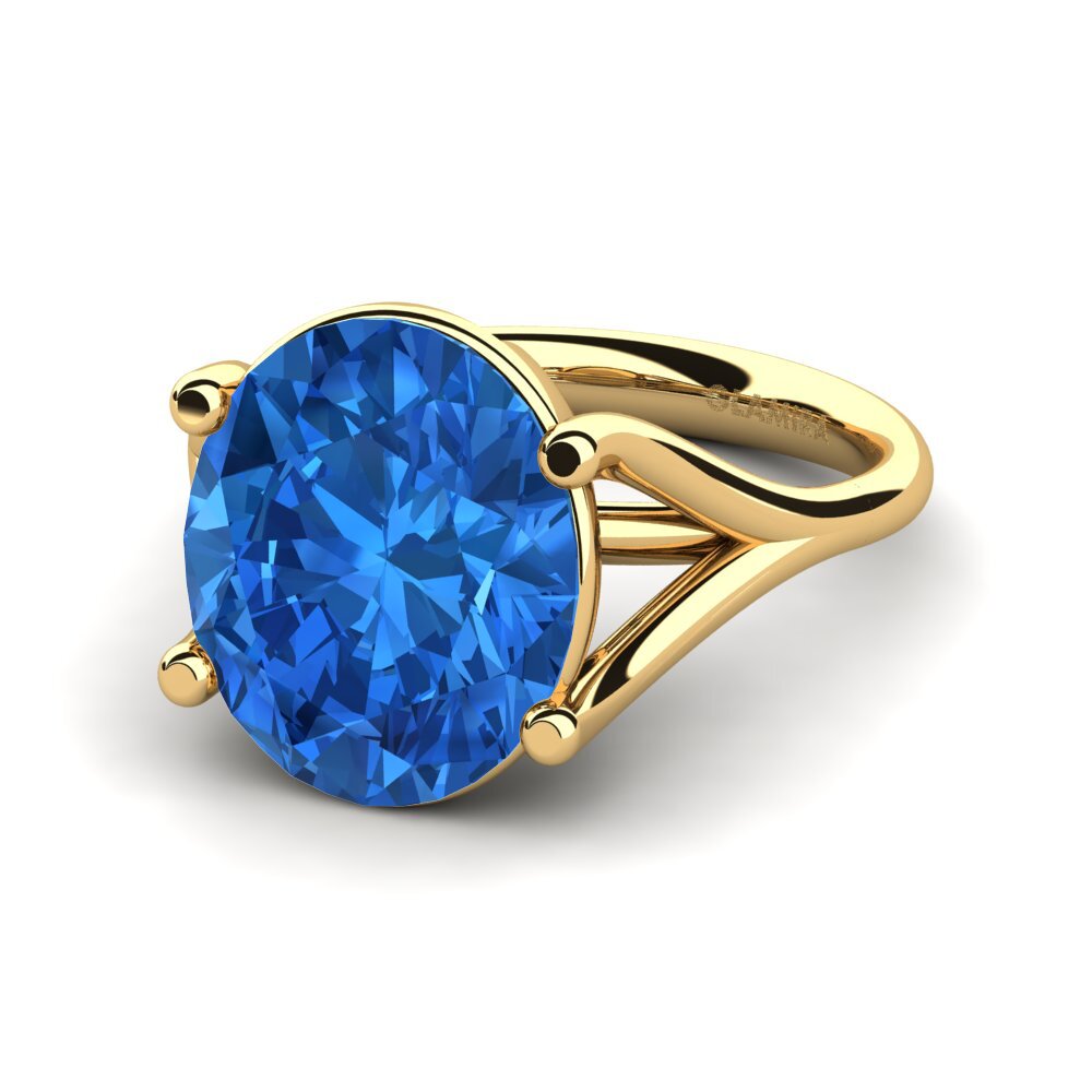 Dark Blue Zirconia Ring Ledina