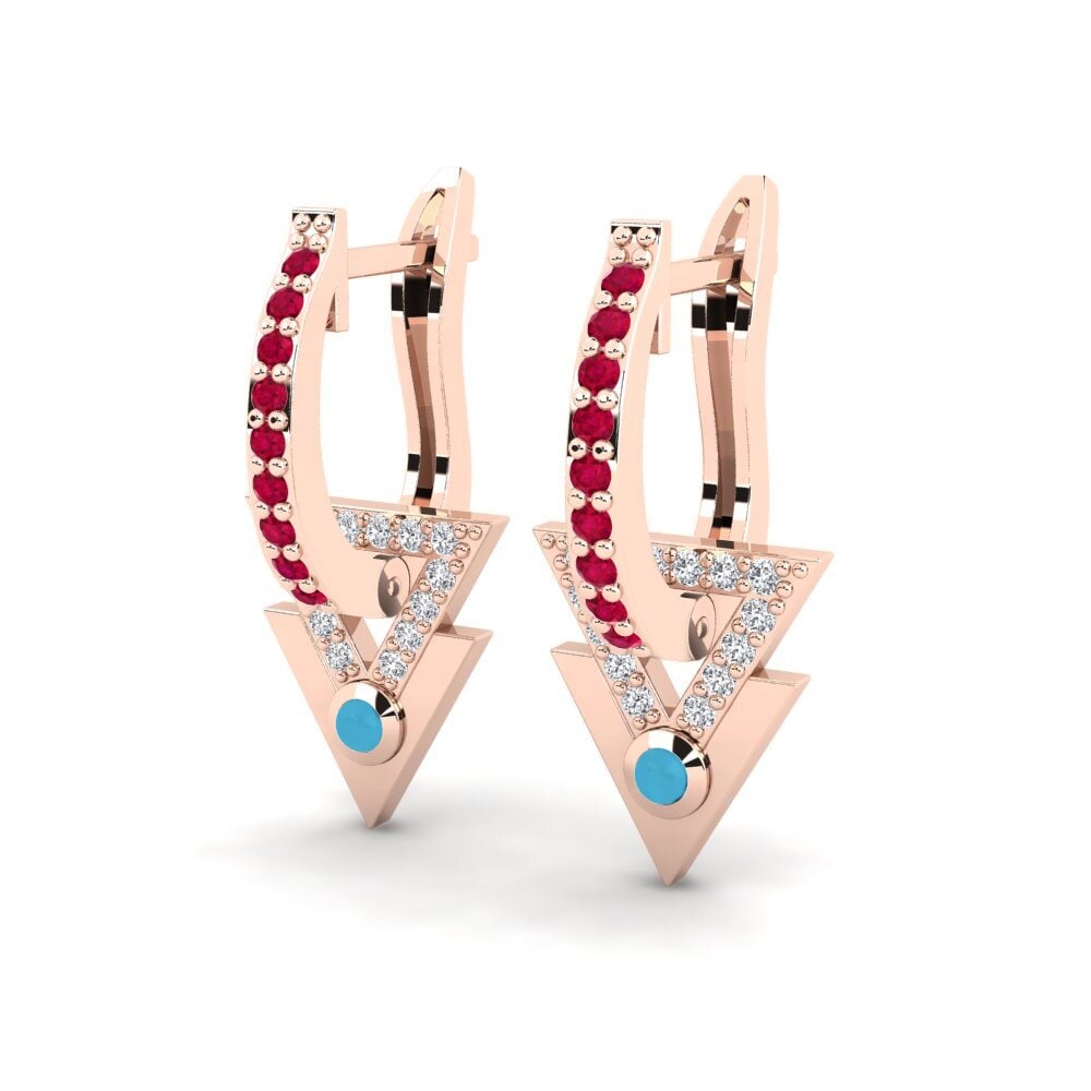 14k Rose Gold Women's Earring Legislation