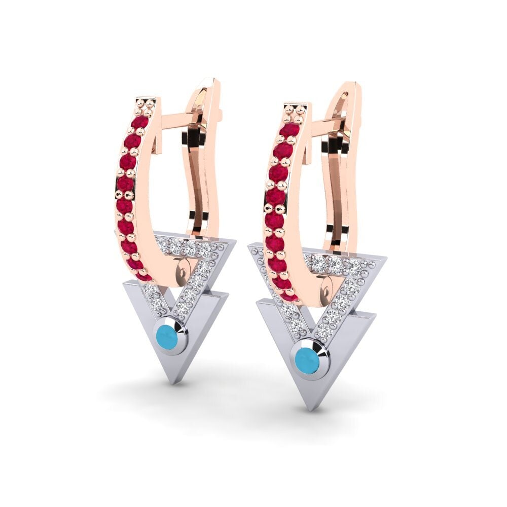 14K Rose & White Gold Earring Legislation