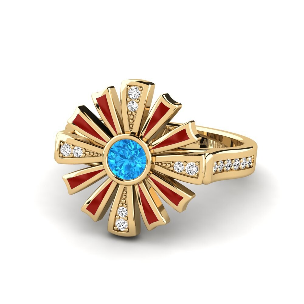 Blauer Topas Ring Legiste