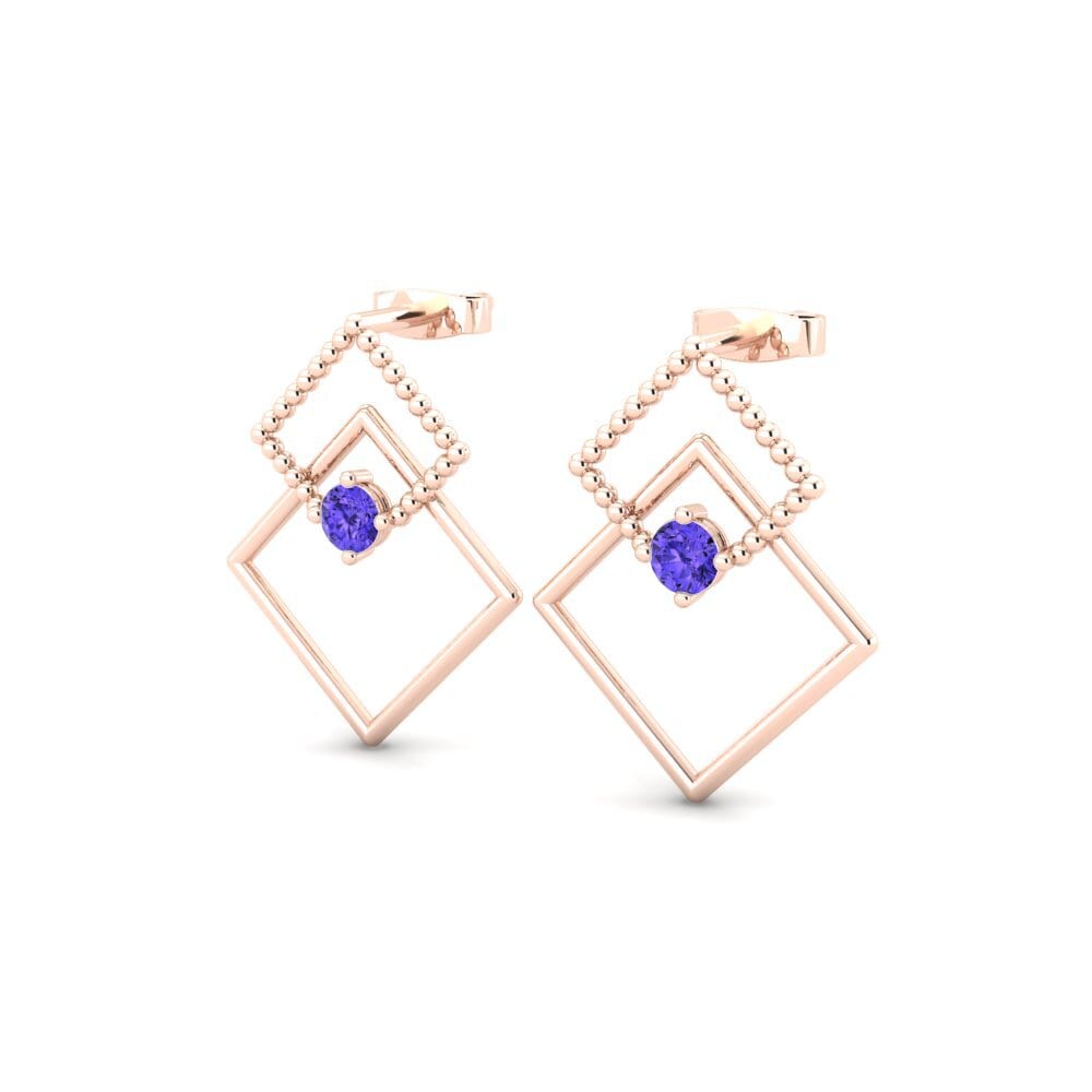 Tanzanite Boucle d'oreille femme Legno