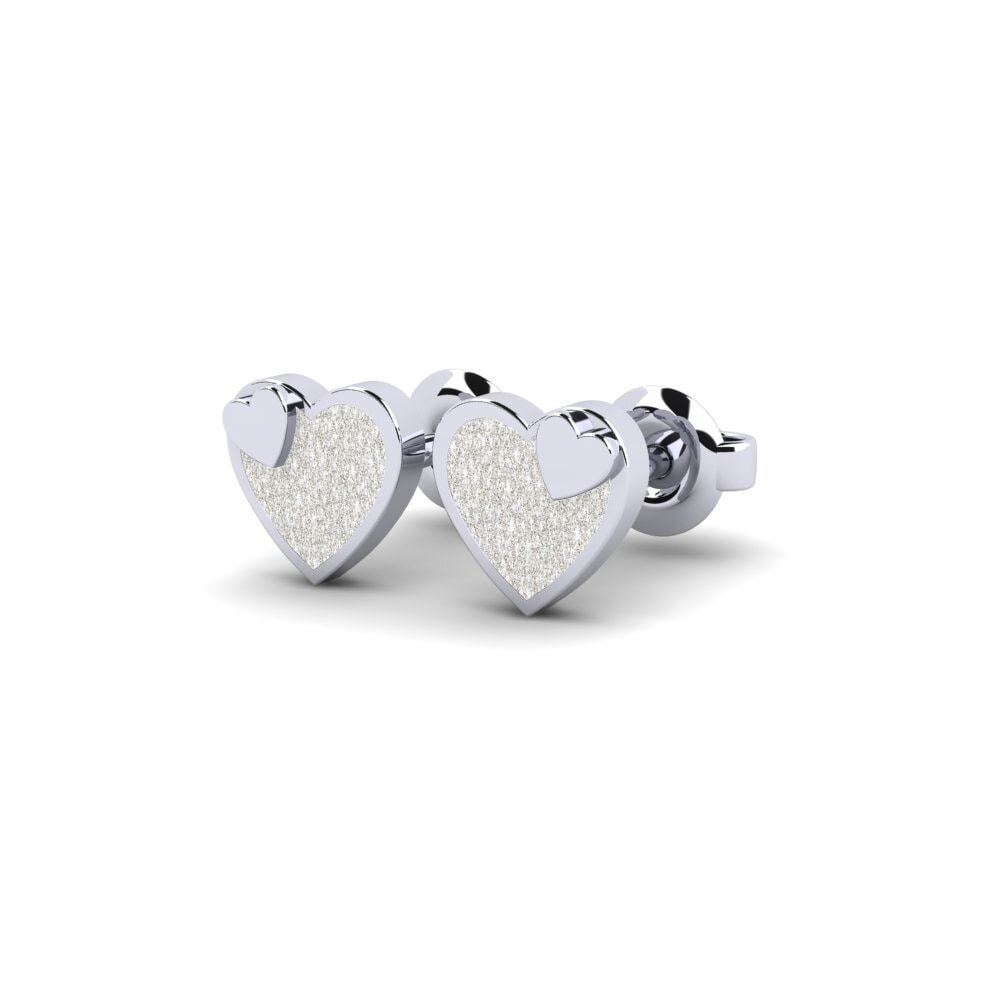18k Oro Blanco Pendiente para Niño Leikurinn