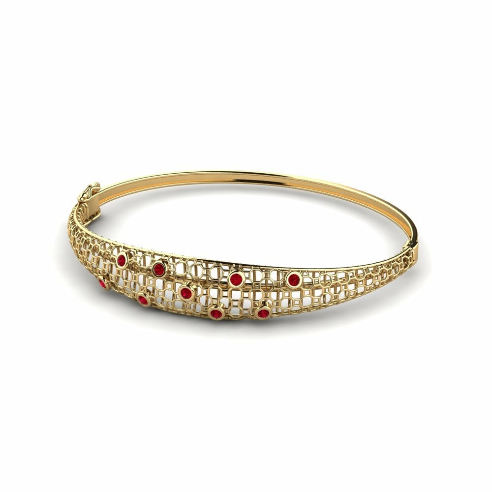 Circonita Roja Brazalete de mujer Leisha