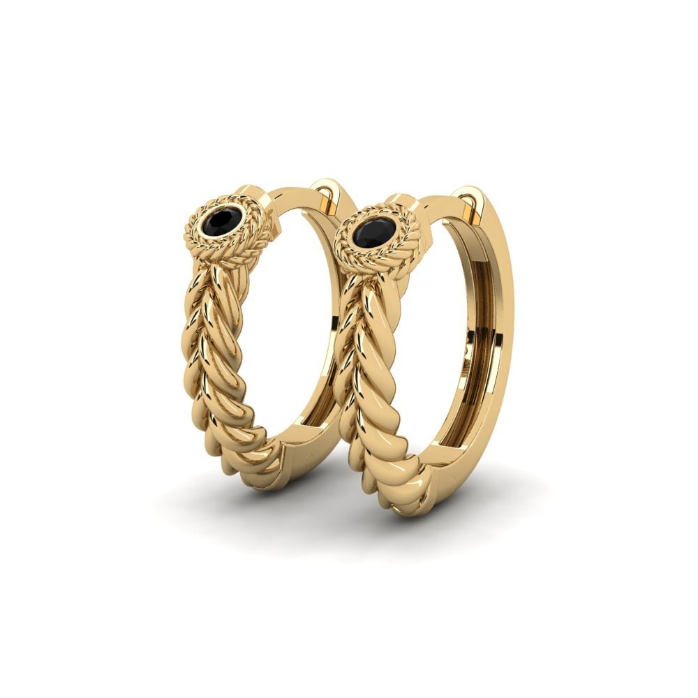 Black Diamond Women's Earring Lenavas