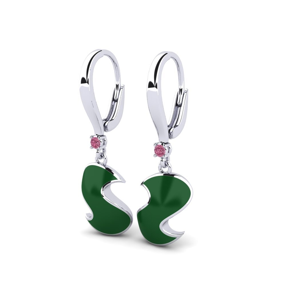 Rhodolite Garnet Women's Earring Lenombre