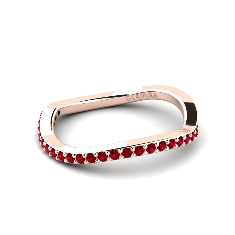 Circonita Roja Anillo Lester