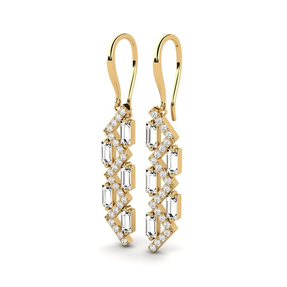 Đá Moissanite Bông tai nữ Letitial