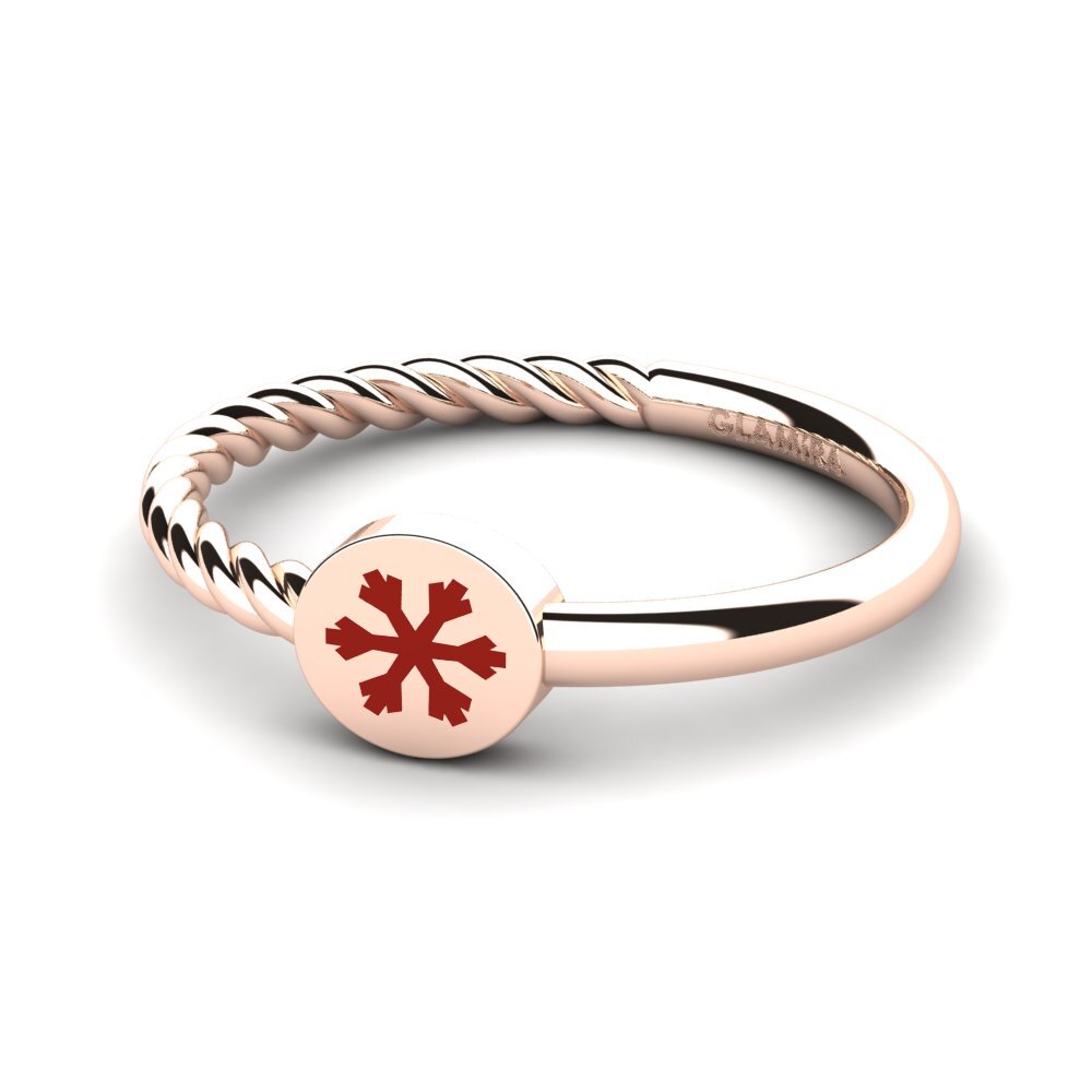 Rotgold 375 Ring Liasa