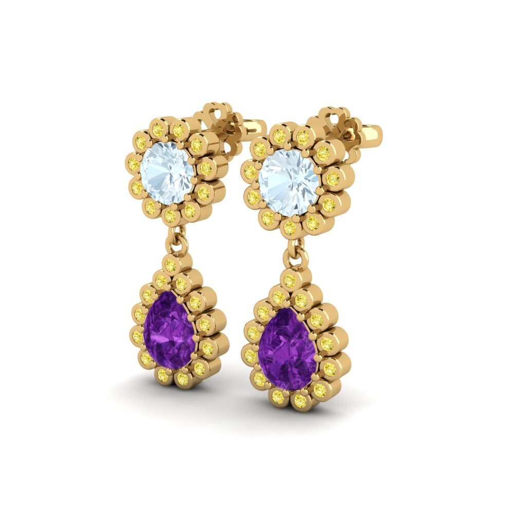 Aquamarine SYLVIE Earring Libben