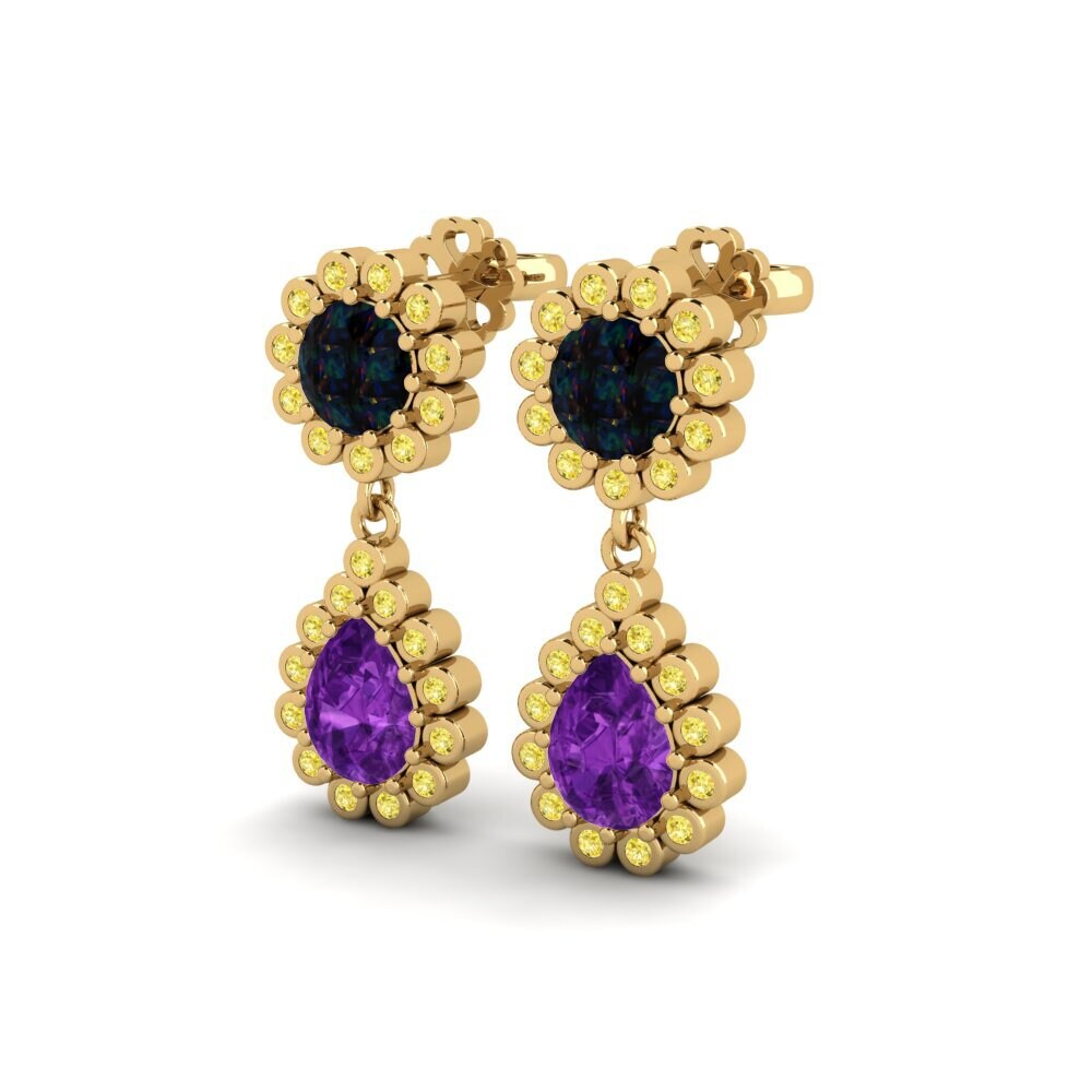 Black Opal SYLVIE Earring Libben